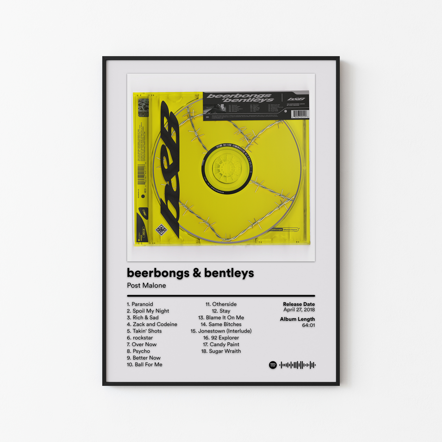 Post Malone Album Posters