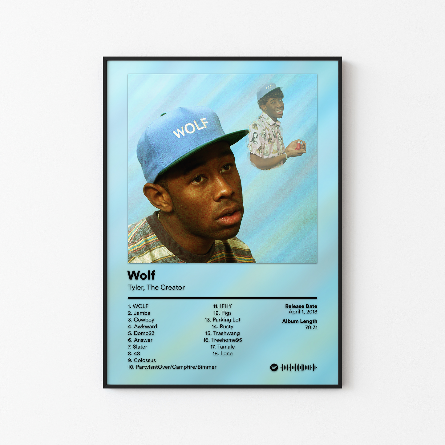 Tyler The Creator Wolf Album Poster