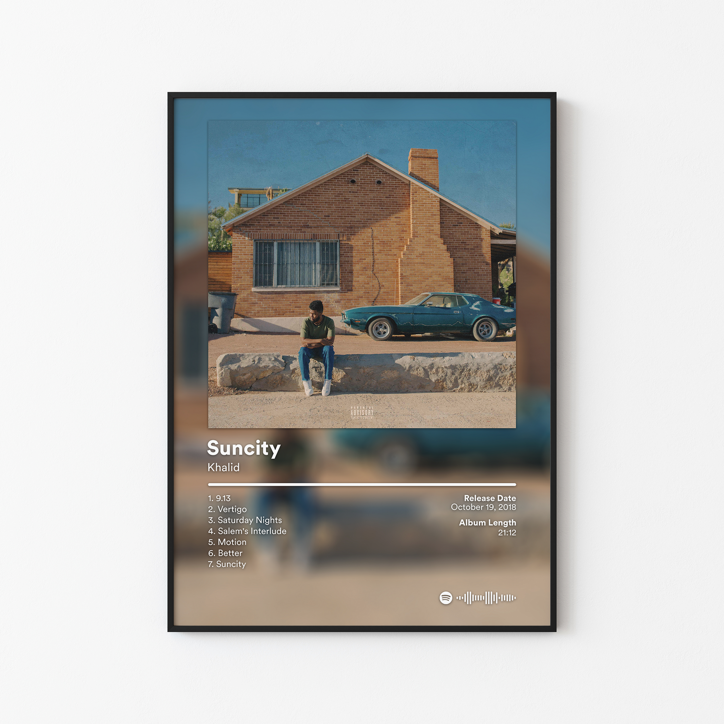 Khalid Suncity Album Poster
