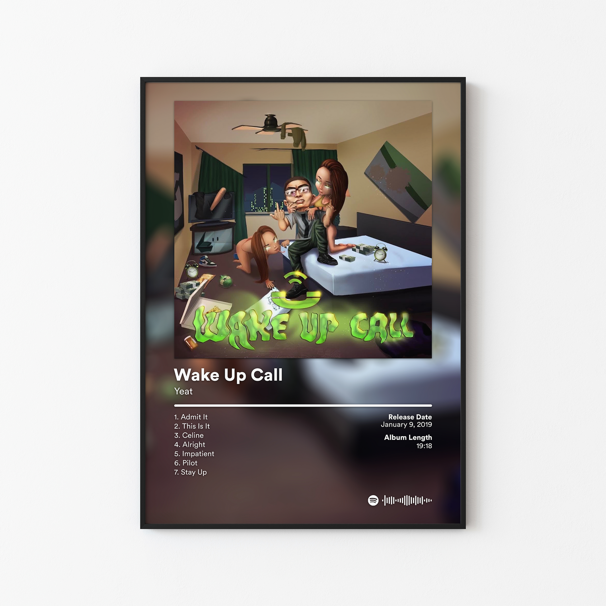 Yeat Wake Up Call Album Poster