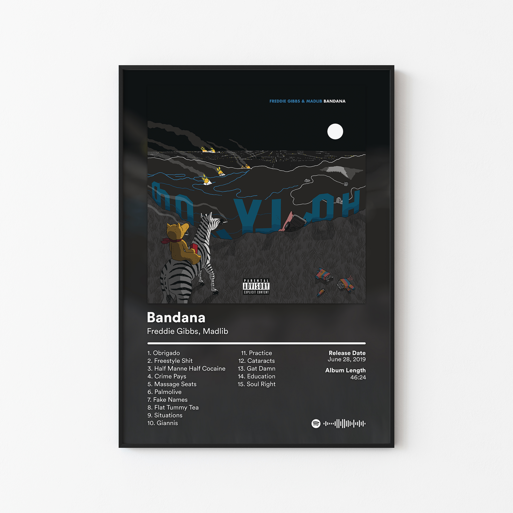 Freddie Gibbs Bandana Album Poster