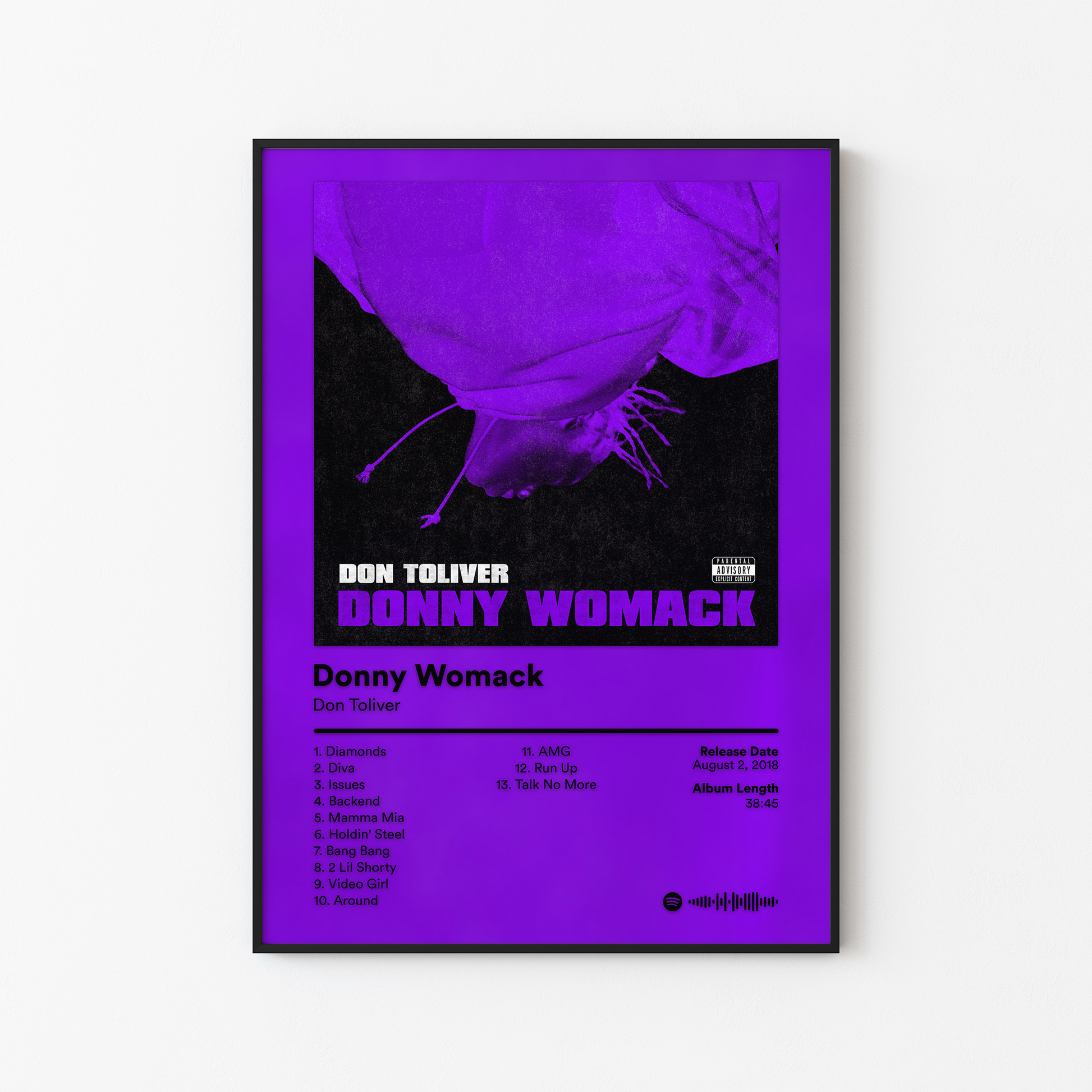 Don Toliver Donny Womack Album Poster