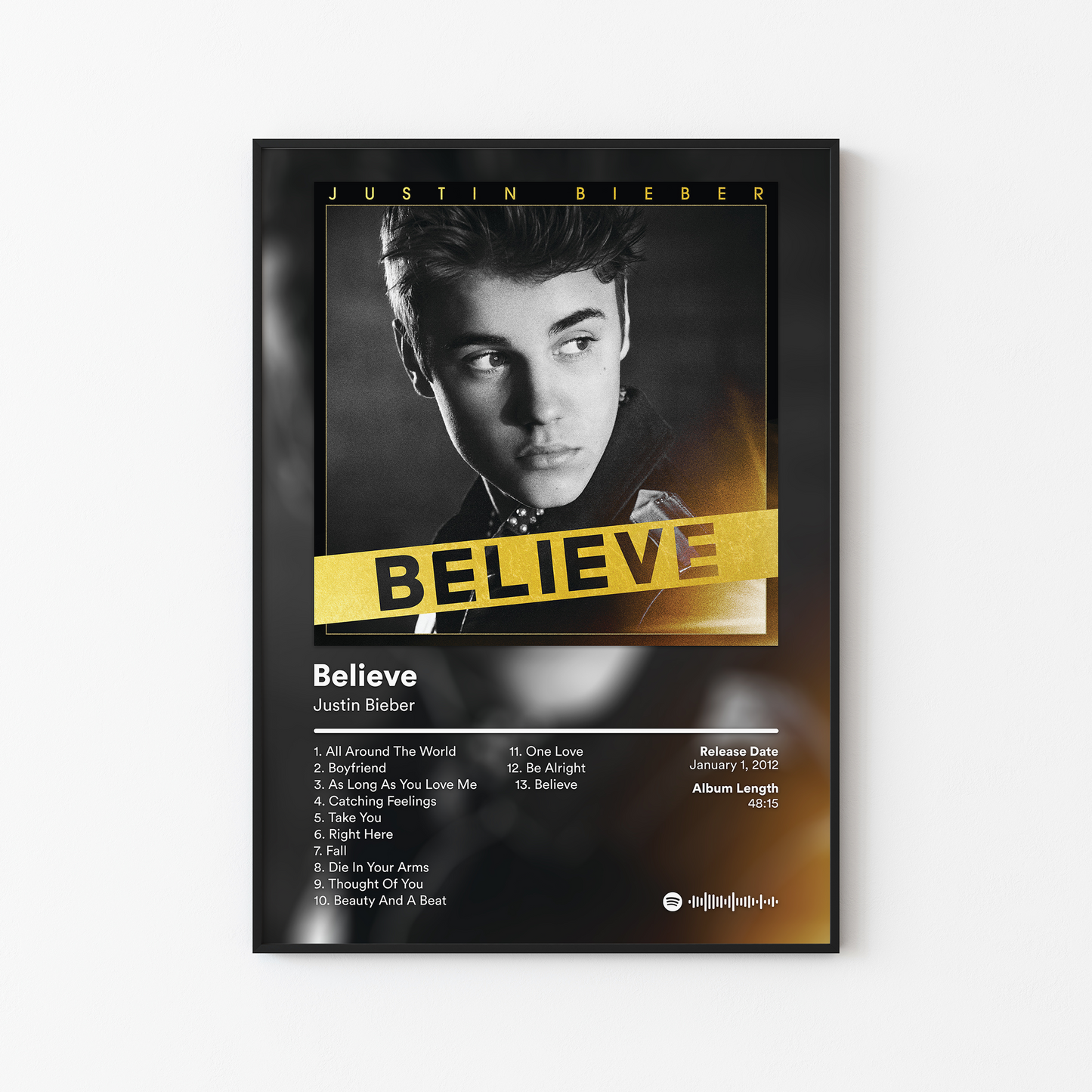 Justin Bieber Album Posters
