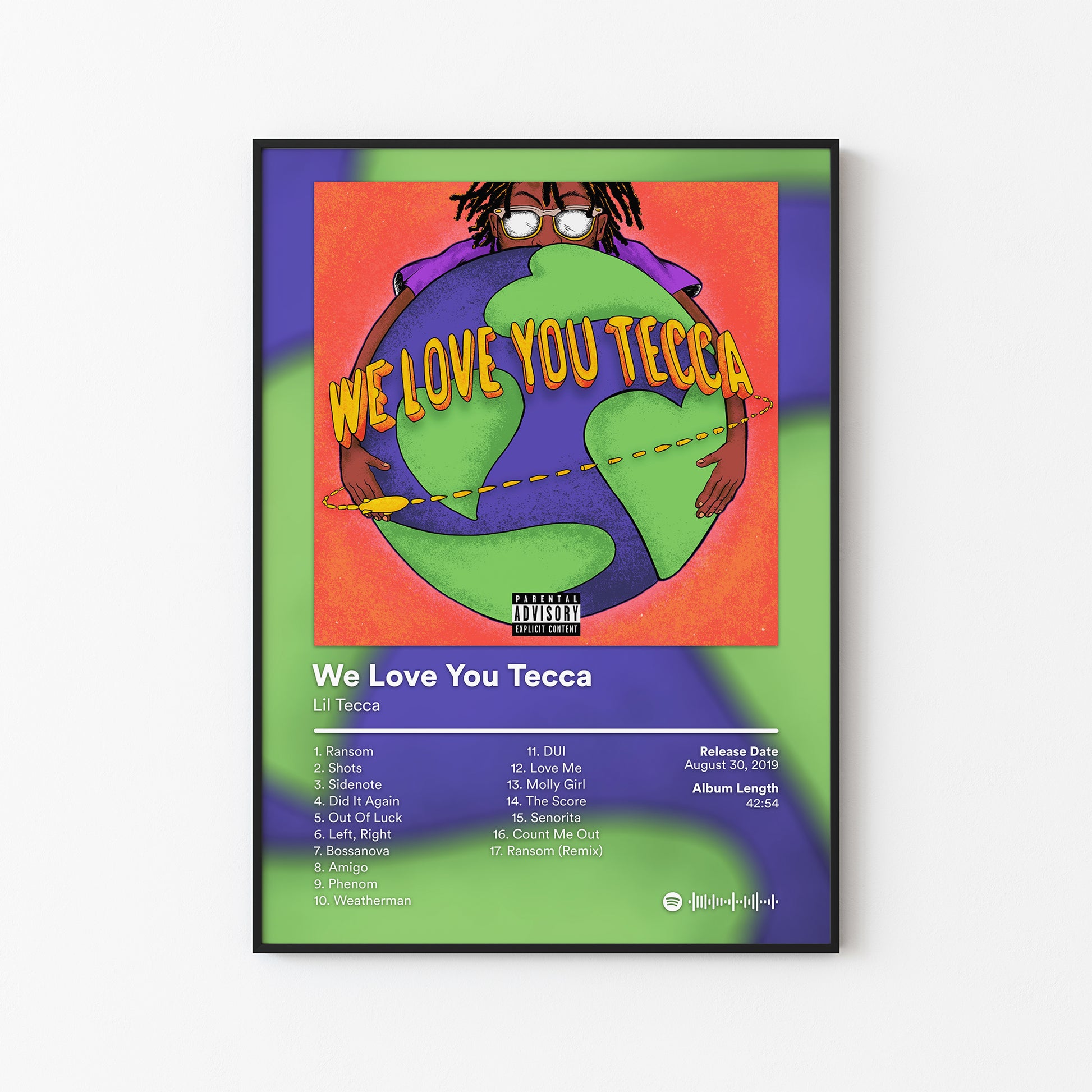 Lil Tecca We Love You Tecca Album Poster
