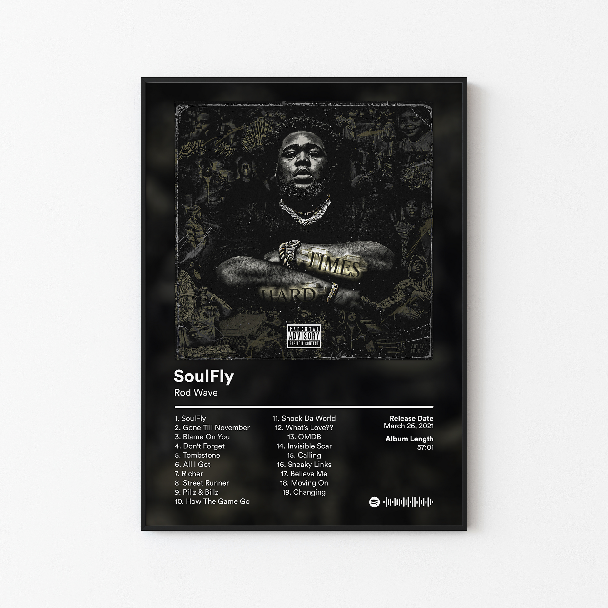 Rod Wave SoulFly Album Poster