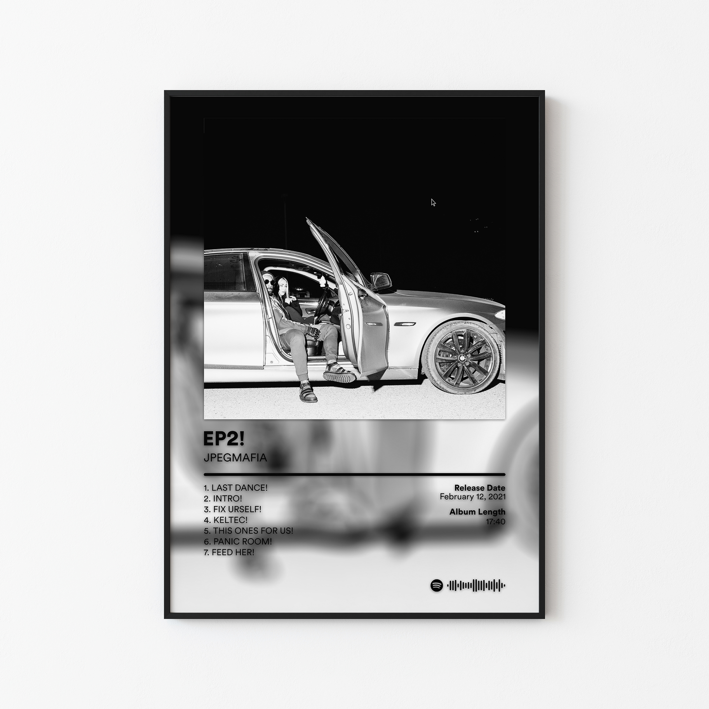 JPEGMAFIA EP2 Album Poster