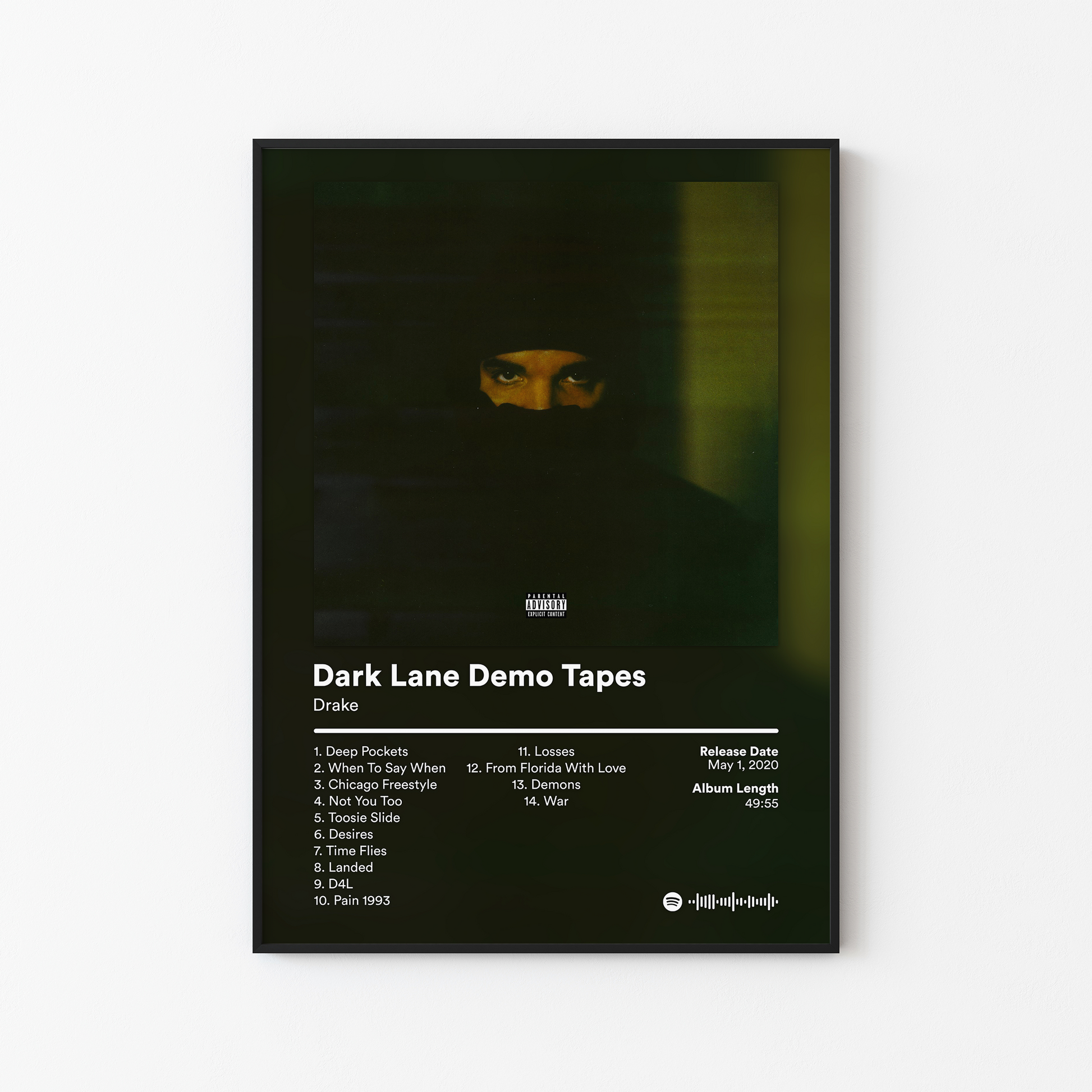 Drake Dark Lane Demo Tapes Album Poster