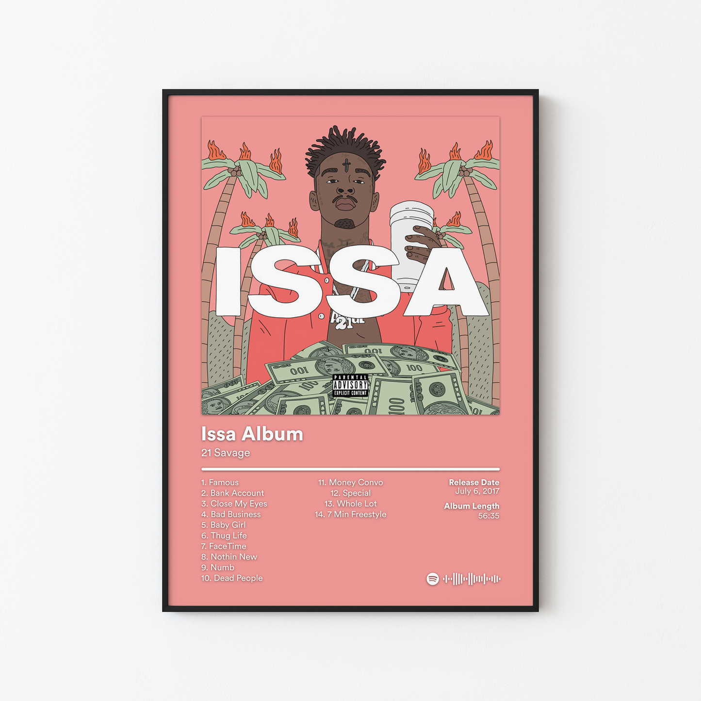 21 Savage Issa Album Album Poster