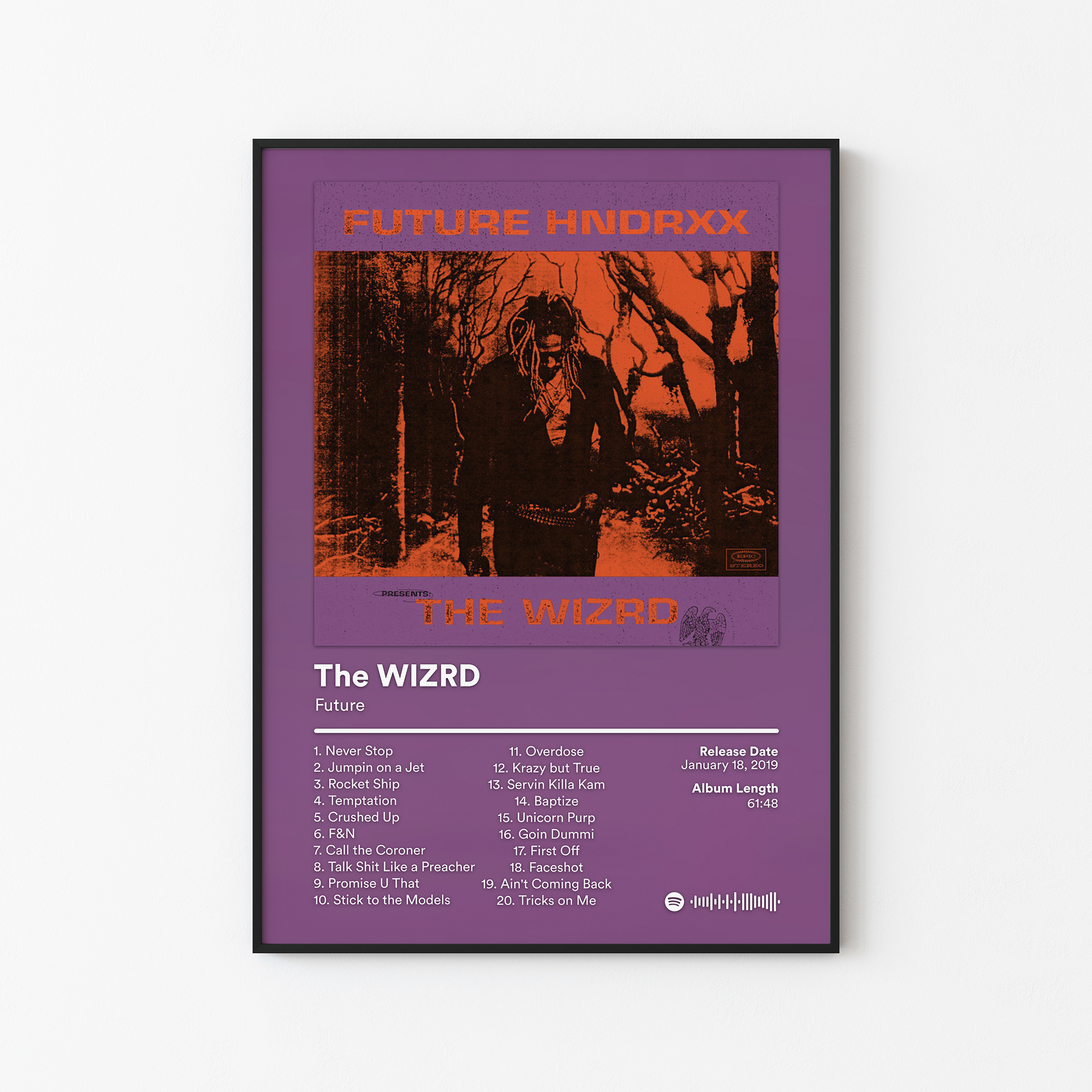 Future Future Hndrxx Presents The WIZRD Album Poster