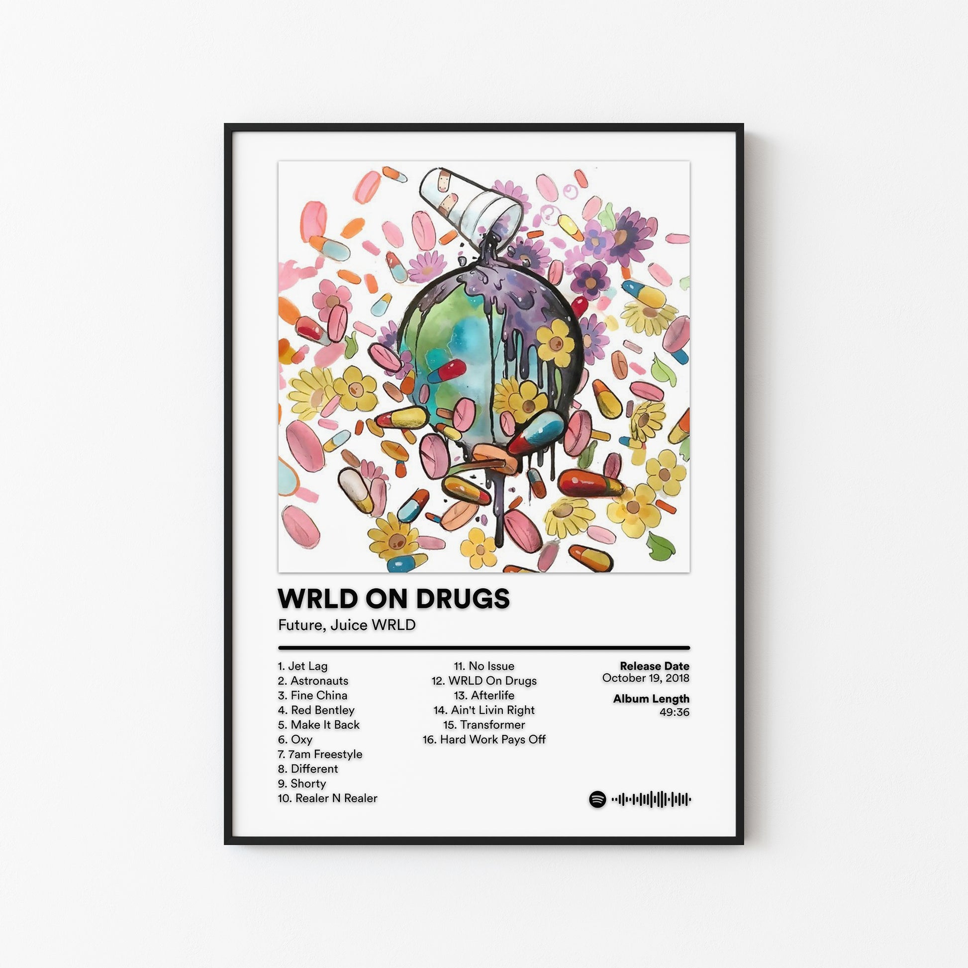 Juice WRLD WRLD ON DRUGS Album Poster