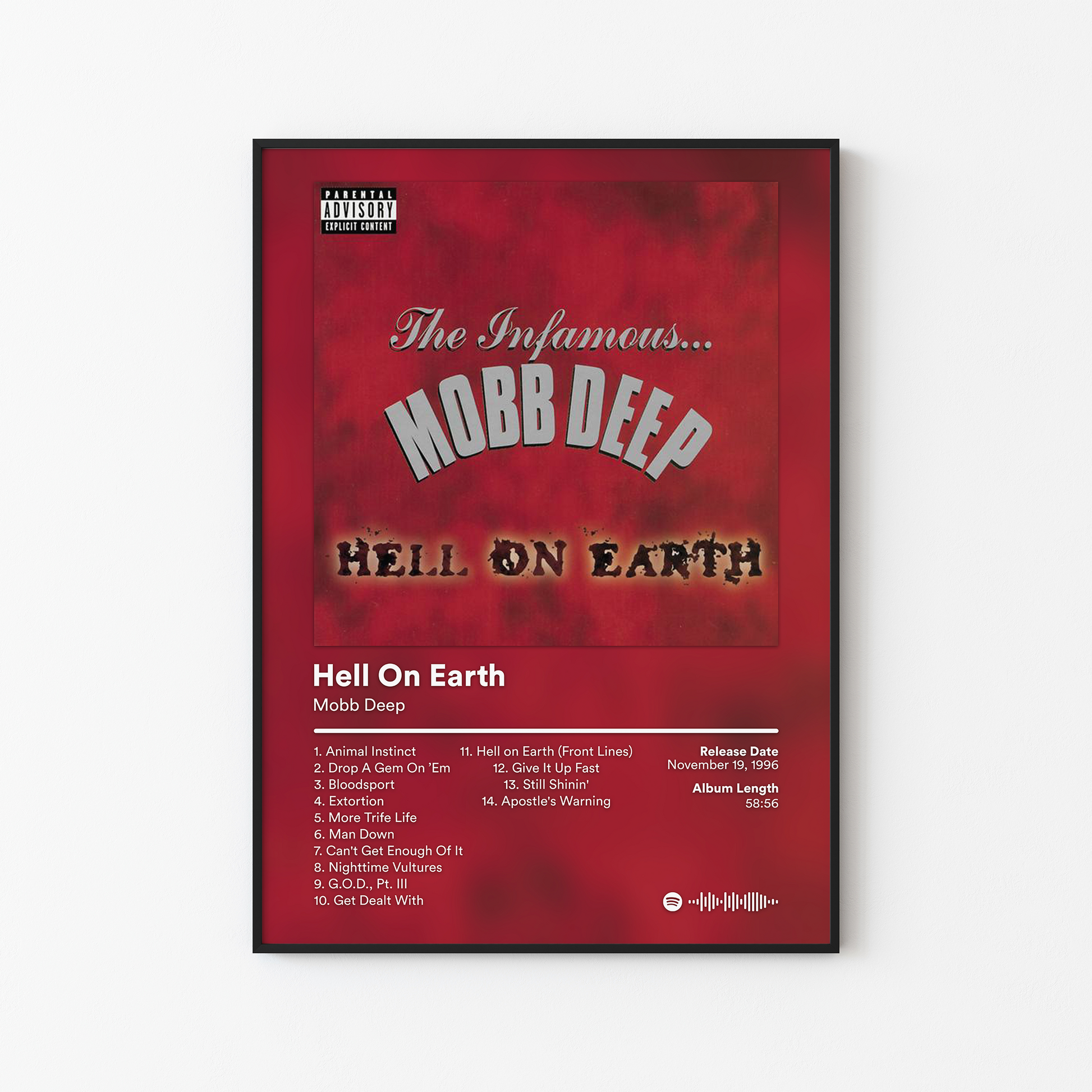 Mobb Deep Hell On Earth Album Poster