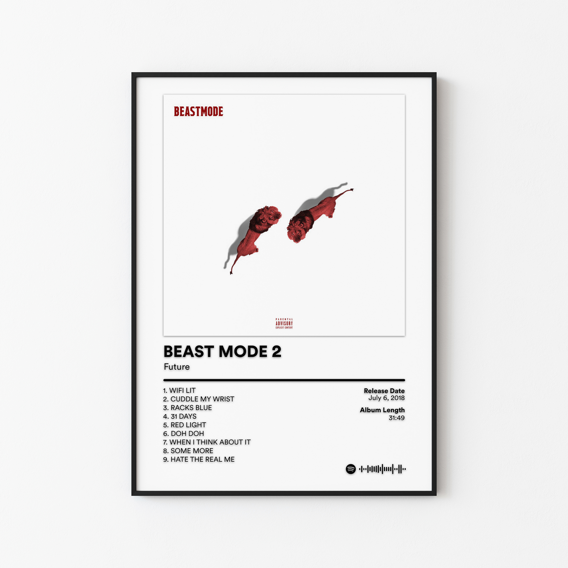 Future BEAST MODE 2 Album Poster