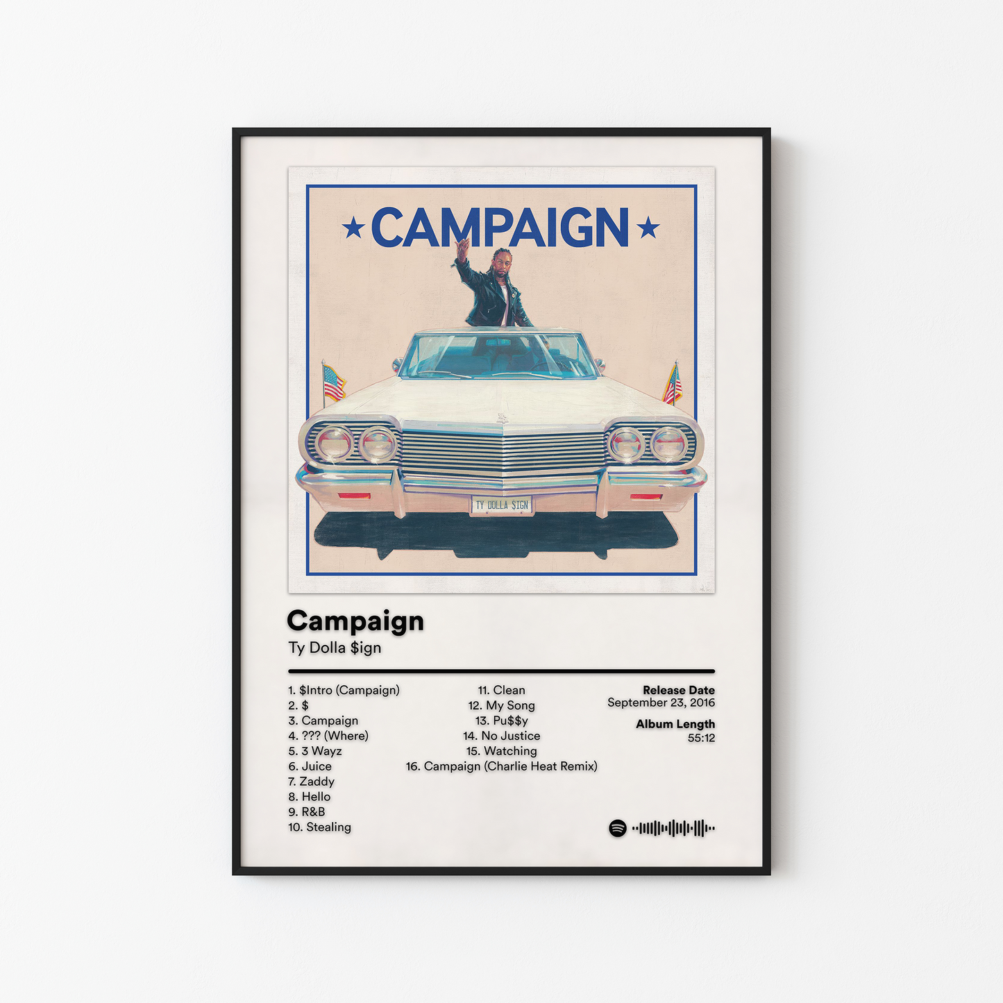 Ty Dolla Sign Campaign Album Poster