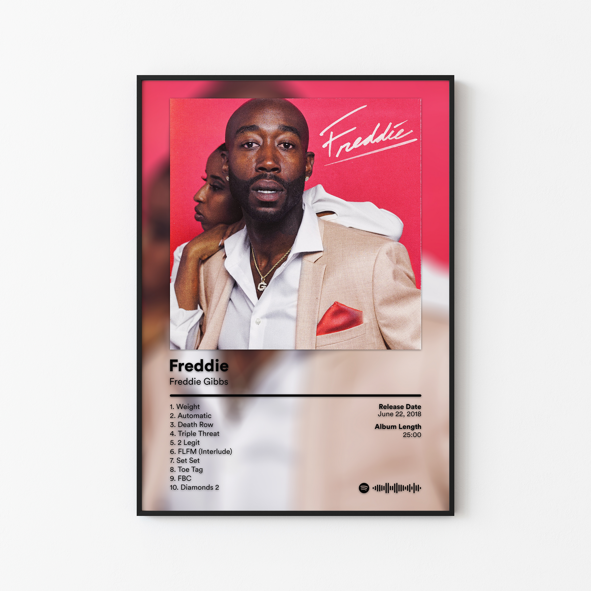 Freddie Gibbs Freddie Album Poster