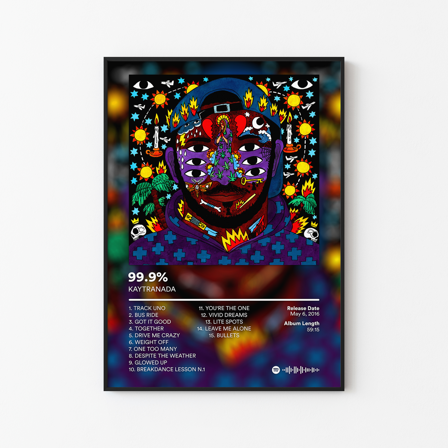 KAYTRANADA 99.9% Album Poster