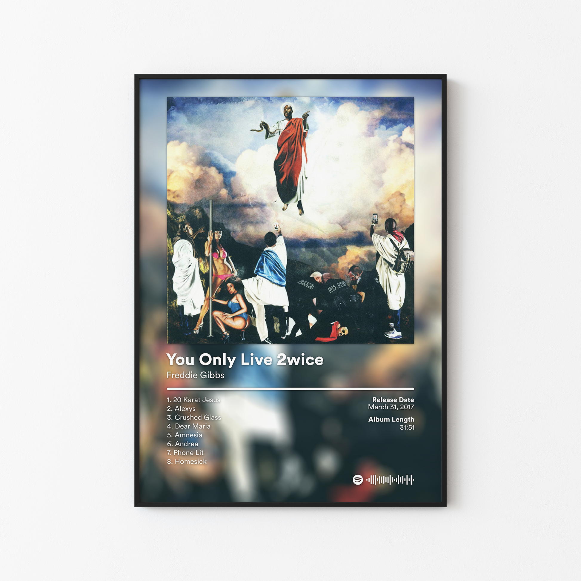 Freddie Gibbs You Only Live 2wice Album Poster