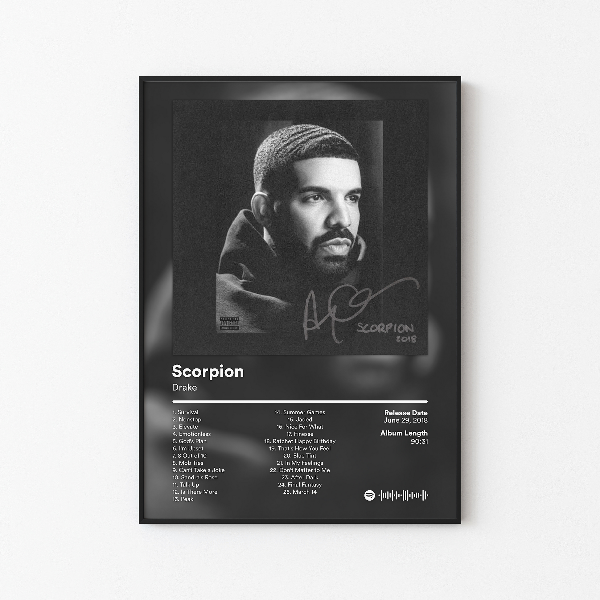 Drake Scorpion Album Poster