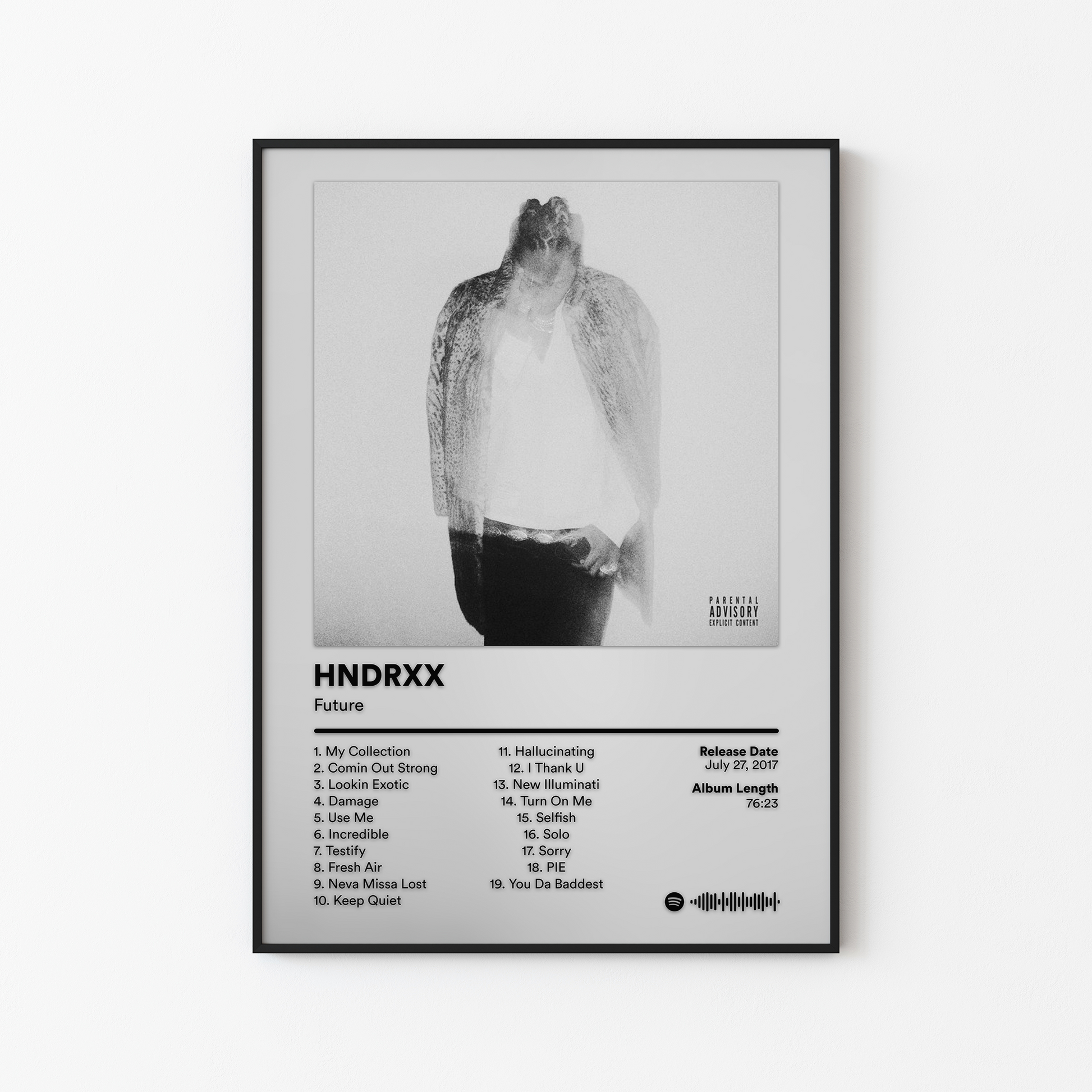 Future HNDRXX Album Poster