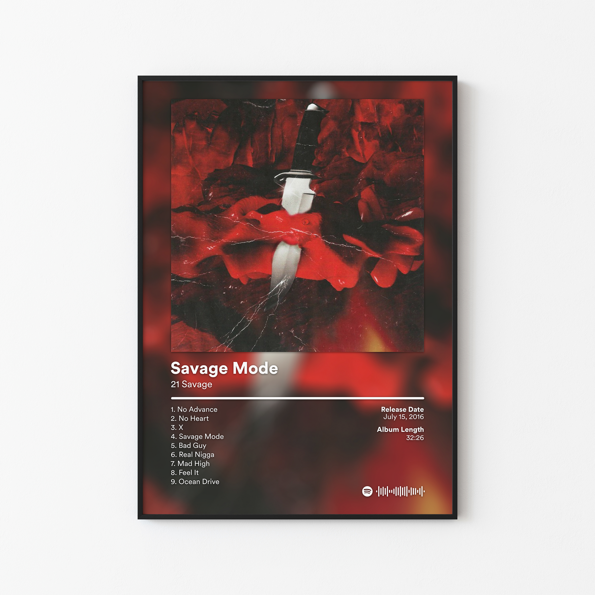 21 Savage Savage Mode Album Poster