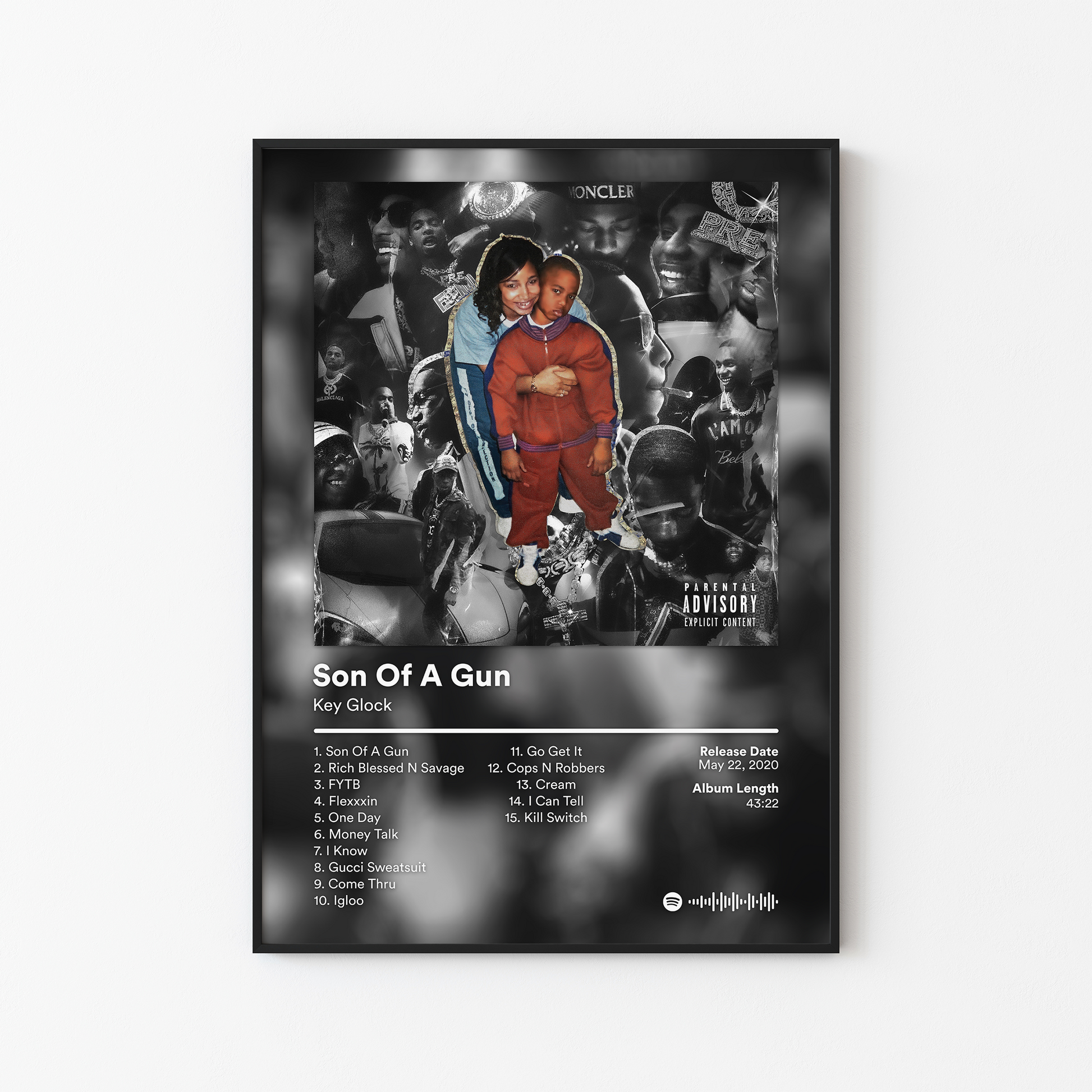Key Glock Son Of A Gun Album Poster
