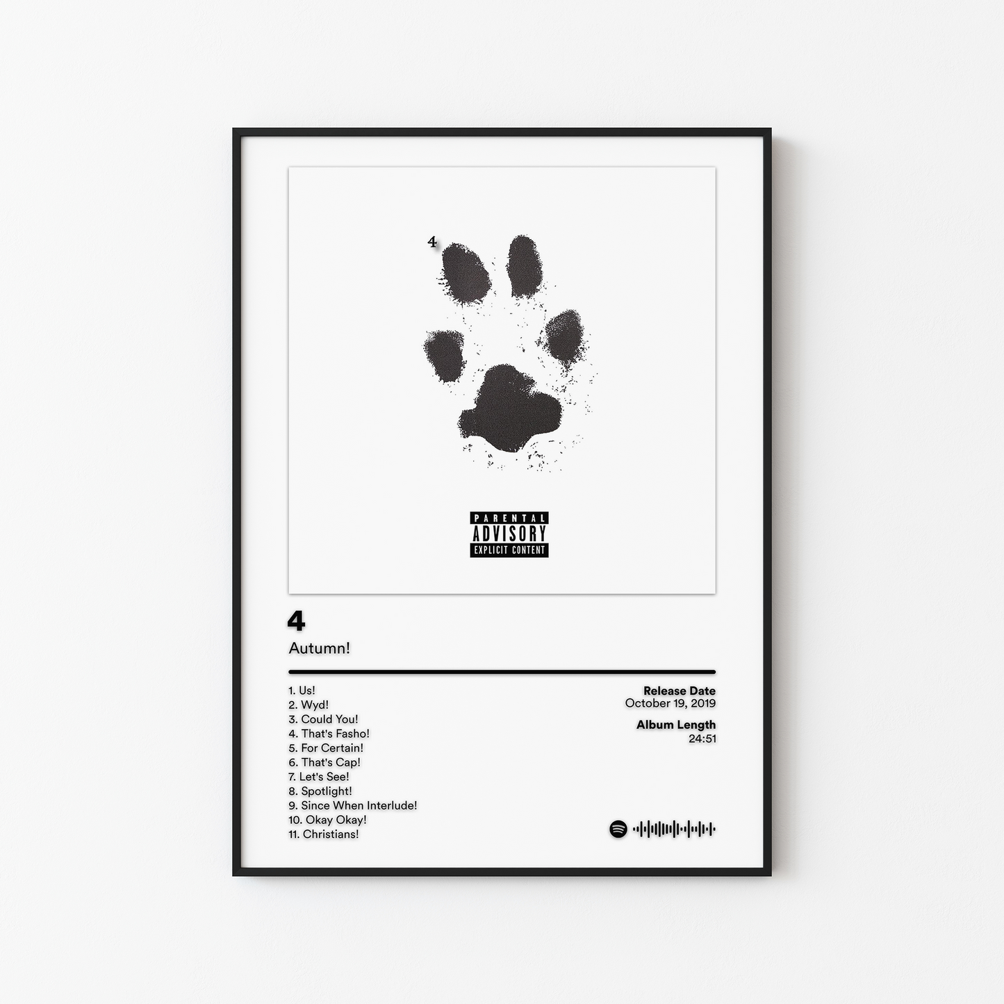 Autumn 4 Album Poster