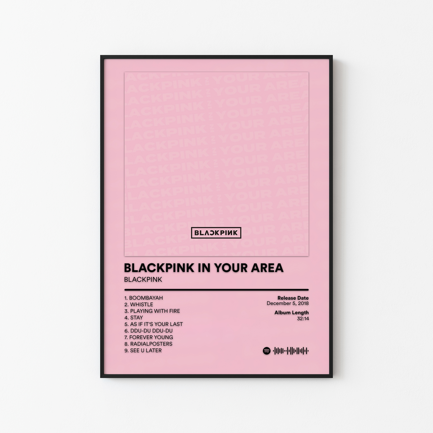 BLACKPINK BLACKPINK IN YOUR AREA Album Poster