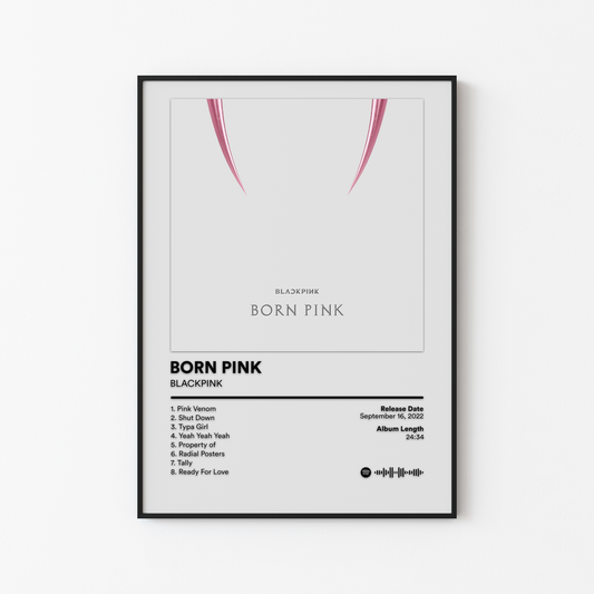 BLACKPINK BORN PINK Album Poster