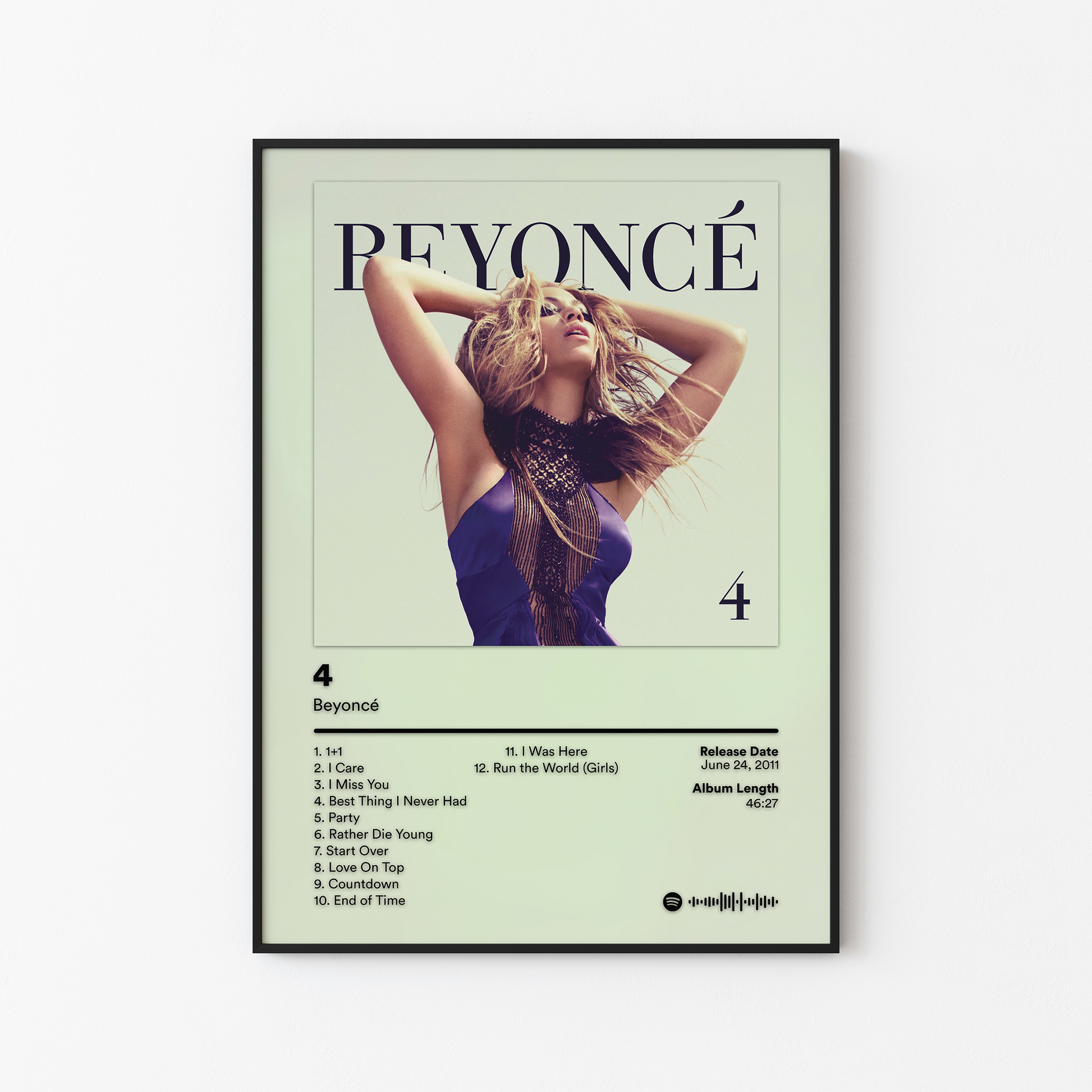 Beyonce 4 Album Poster