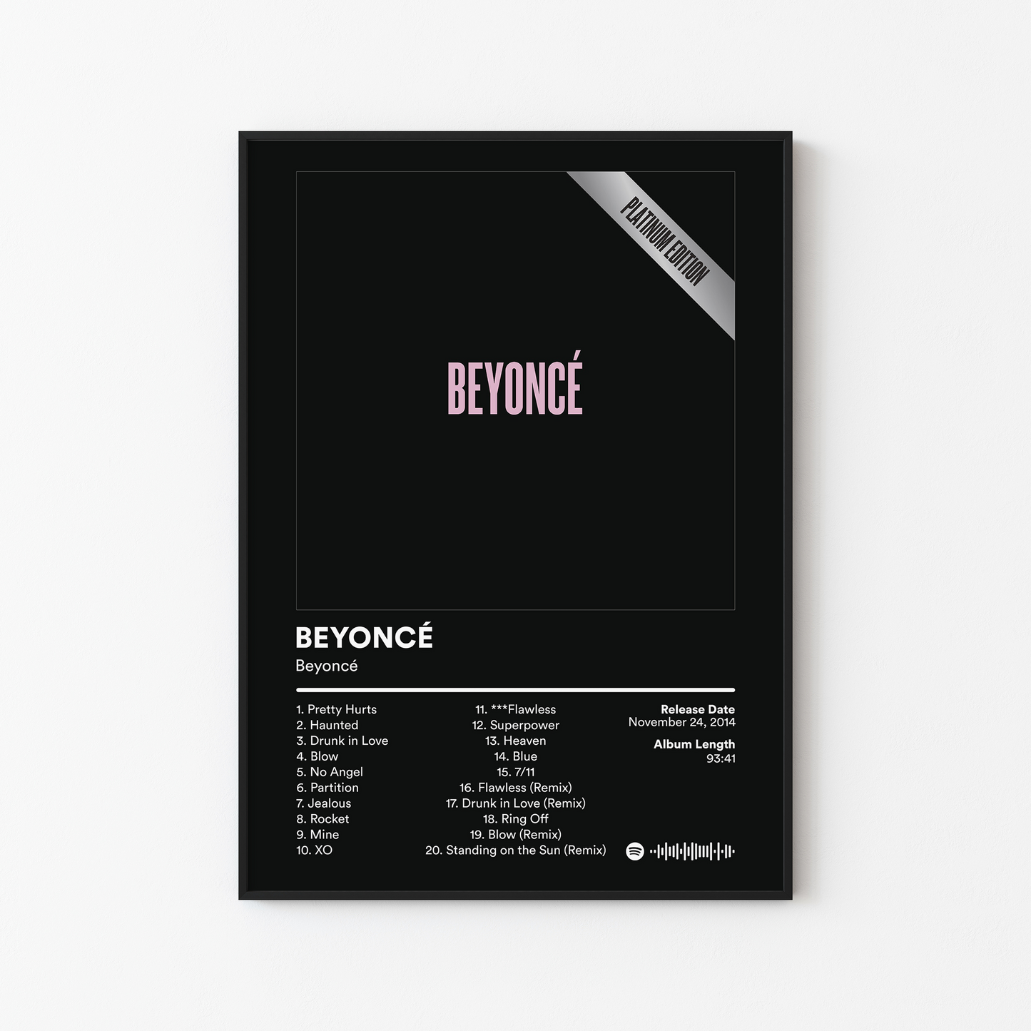 Beyonce BEYONCE Album Poster