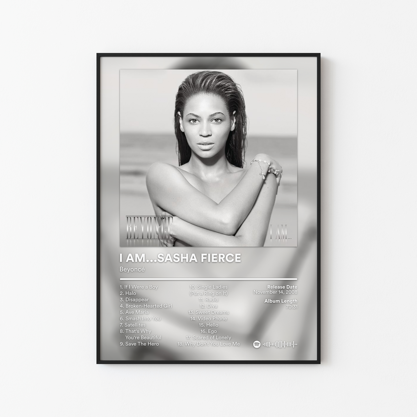 Beyonce I AM SASHA FIERCE Album Poster