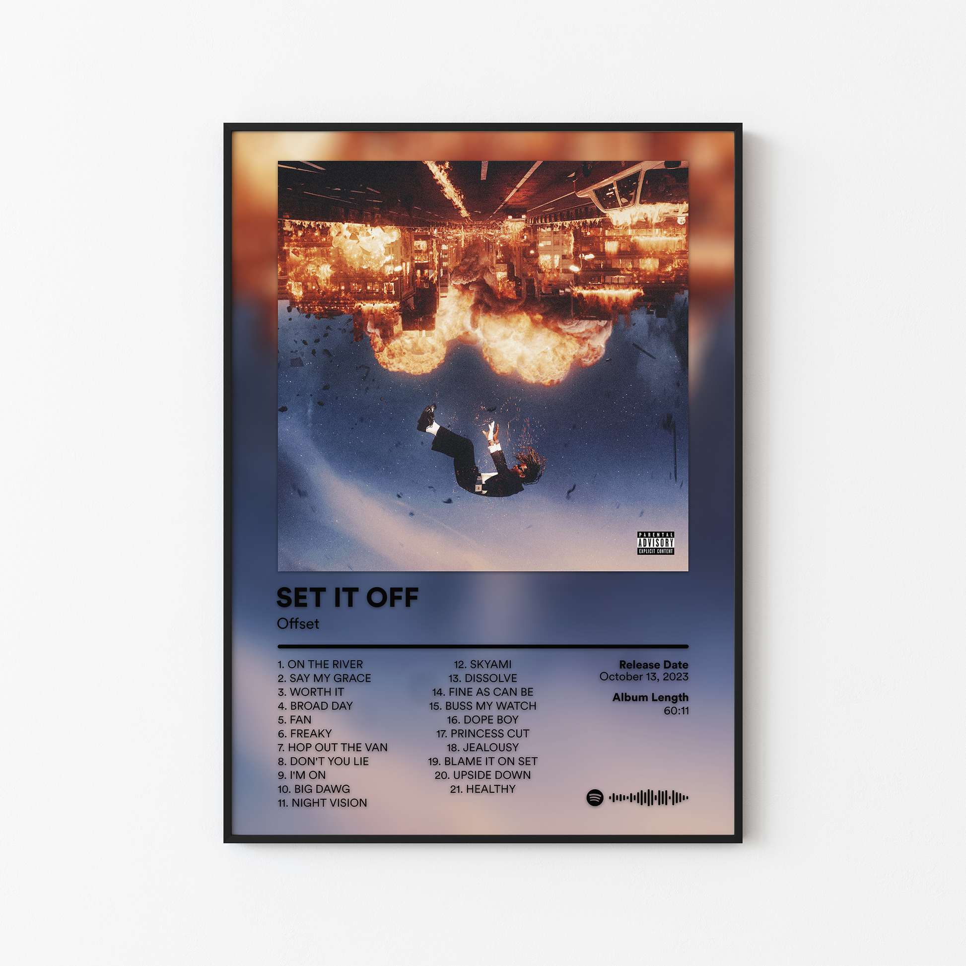 Offset SET IT OFF Album Poster