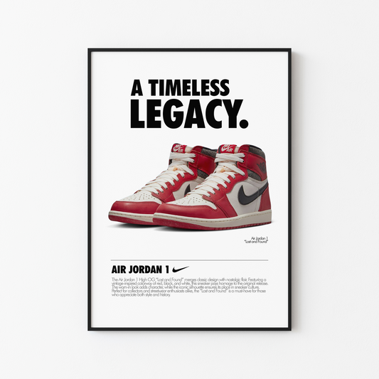 Lost and Found Sneaker Poster