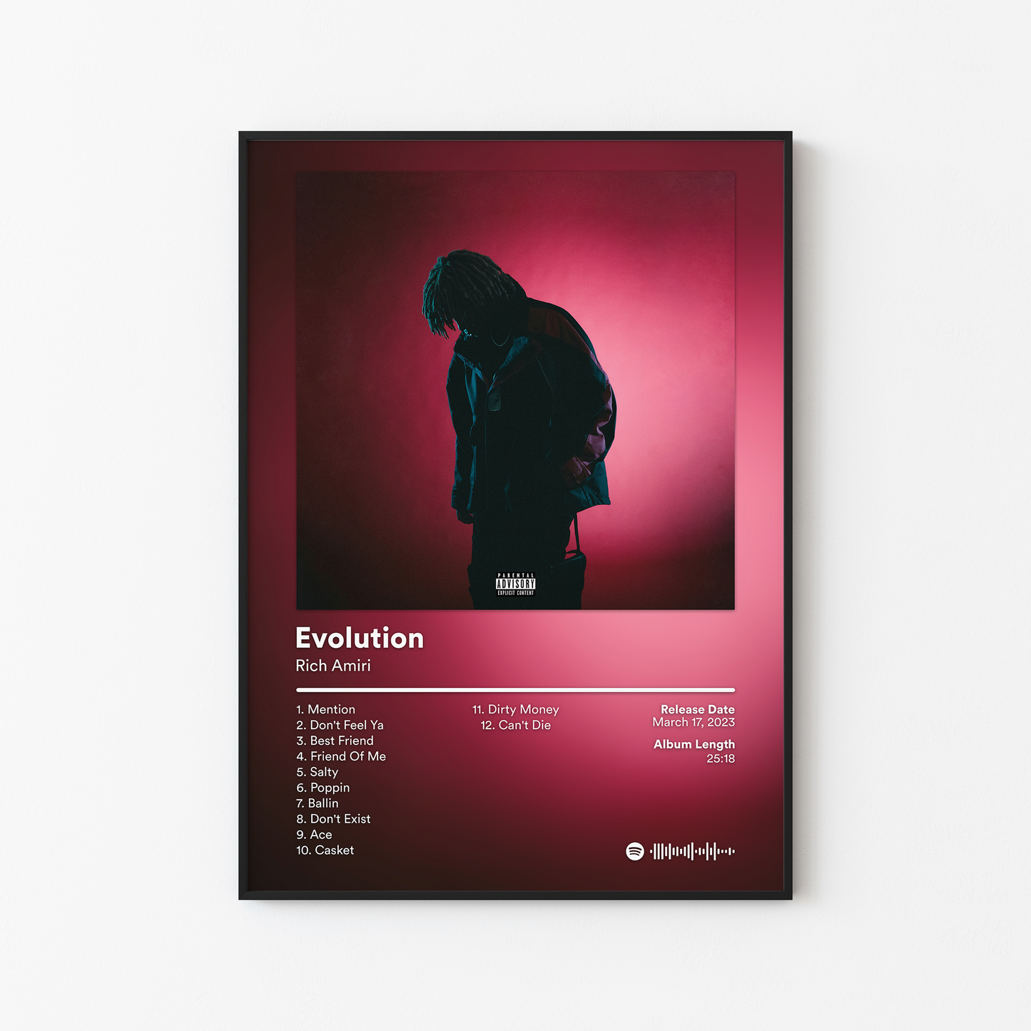 Rich Amiri Evolution Album Poster