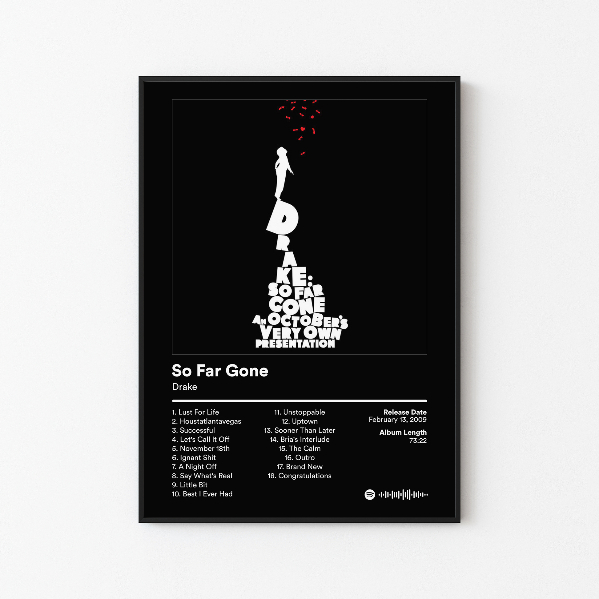 Drake So Far Gone Album Poster