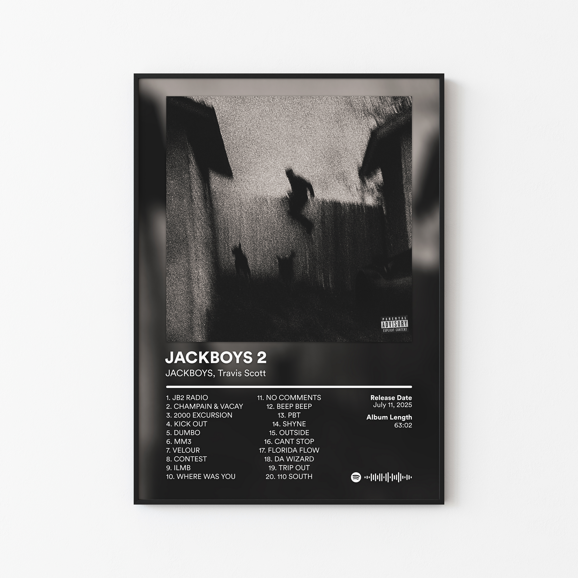 Travis Scott JACKBOYS 2 Album Poster