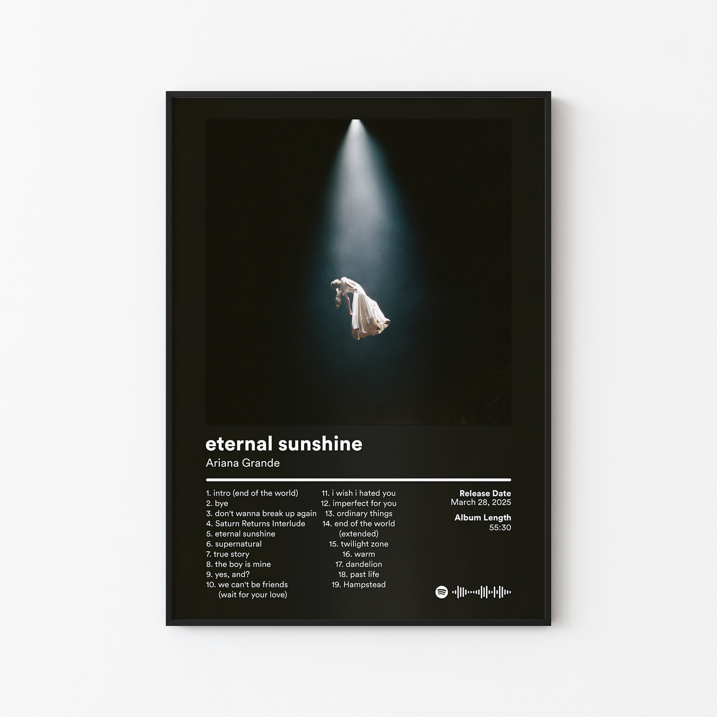 Ariana Grande eternal sunshine deluxe brighter days ahead Album Poster