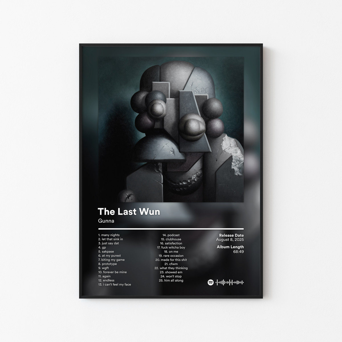 Gunna The Last Wun Album Poster