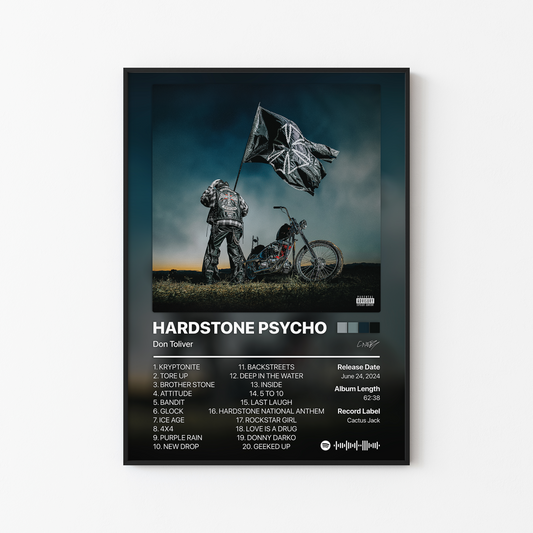 Don Toliver HARDSTONE PSYCHO Album Posters v2