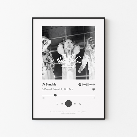 EsDeeKid fakemink Rico Ace LV Sandals Poster