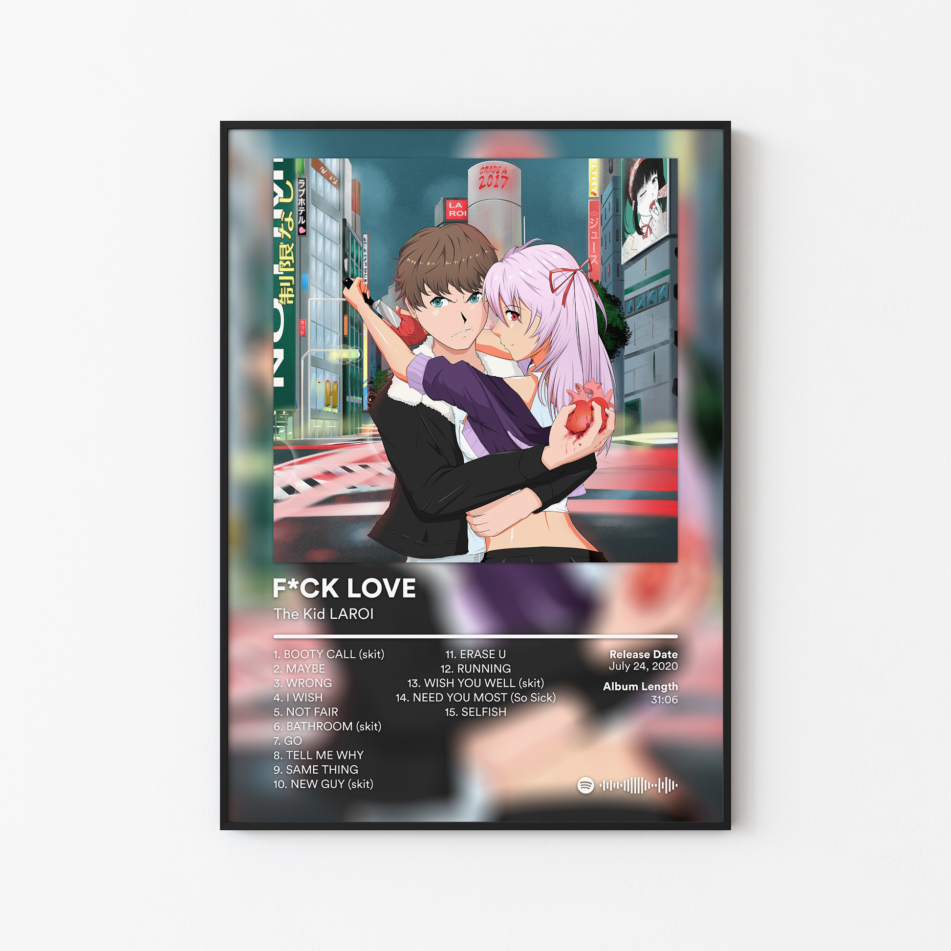 The Kid LAROI FUCK LOVE Album Poster