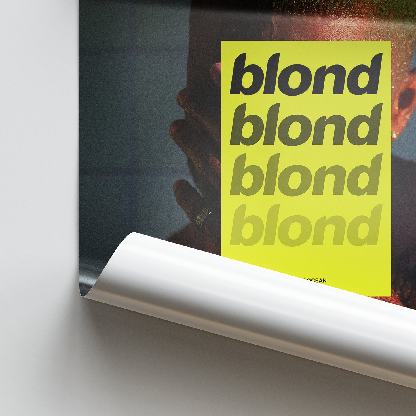 Frank Ocean Blonde Art Poster