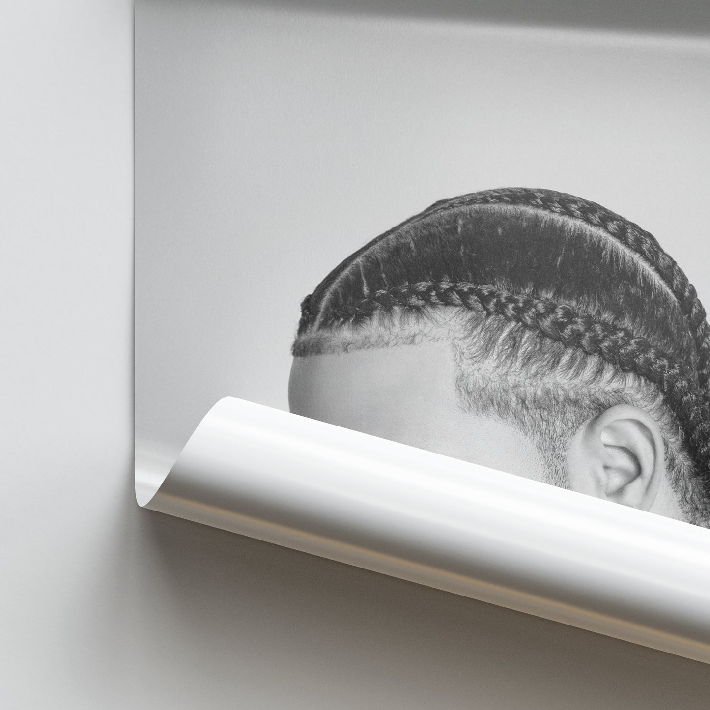 Drake B&W Poster
