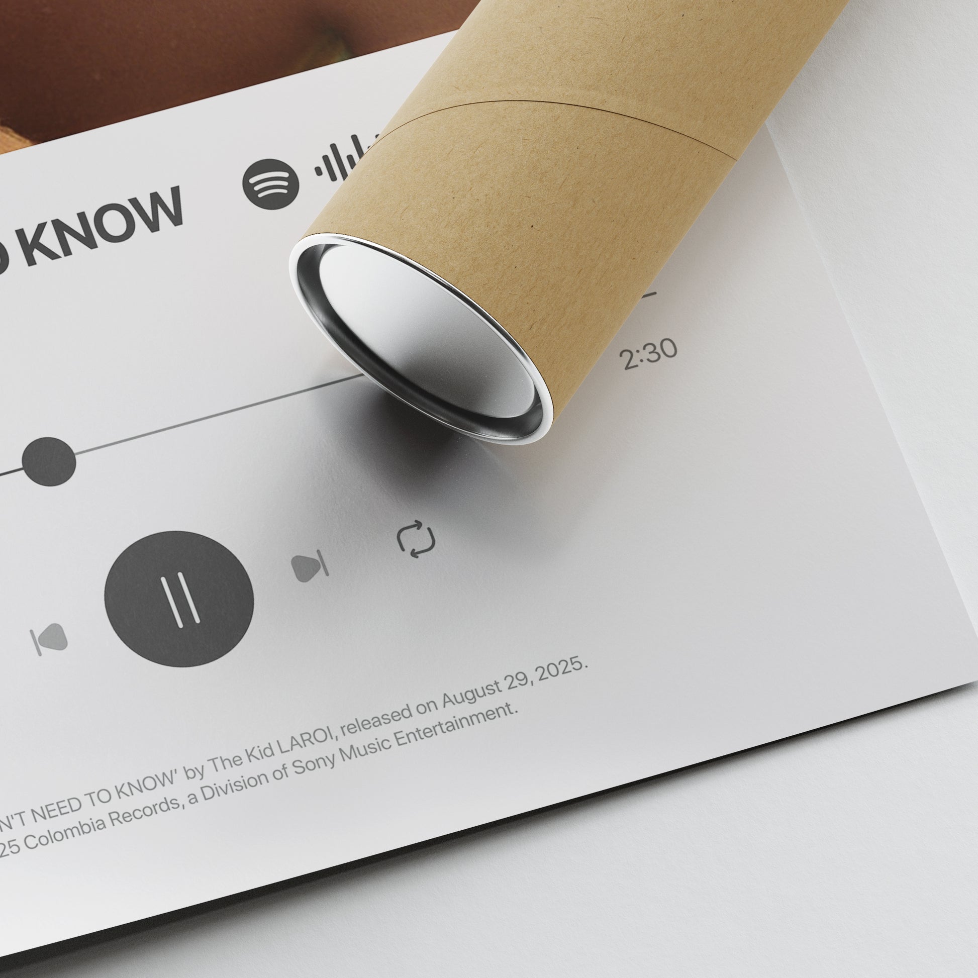 The Kid LAROI SHE DONT NEED TO KNOW Poster