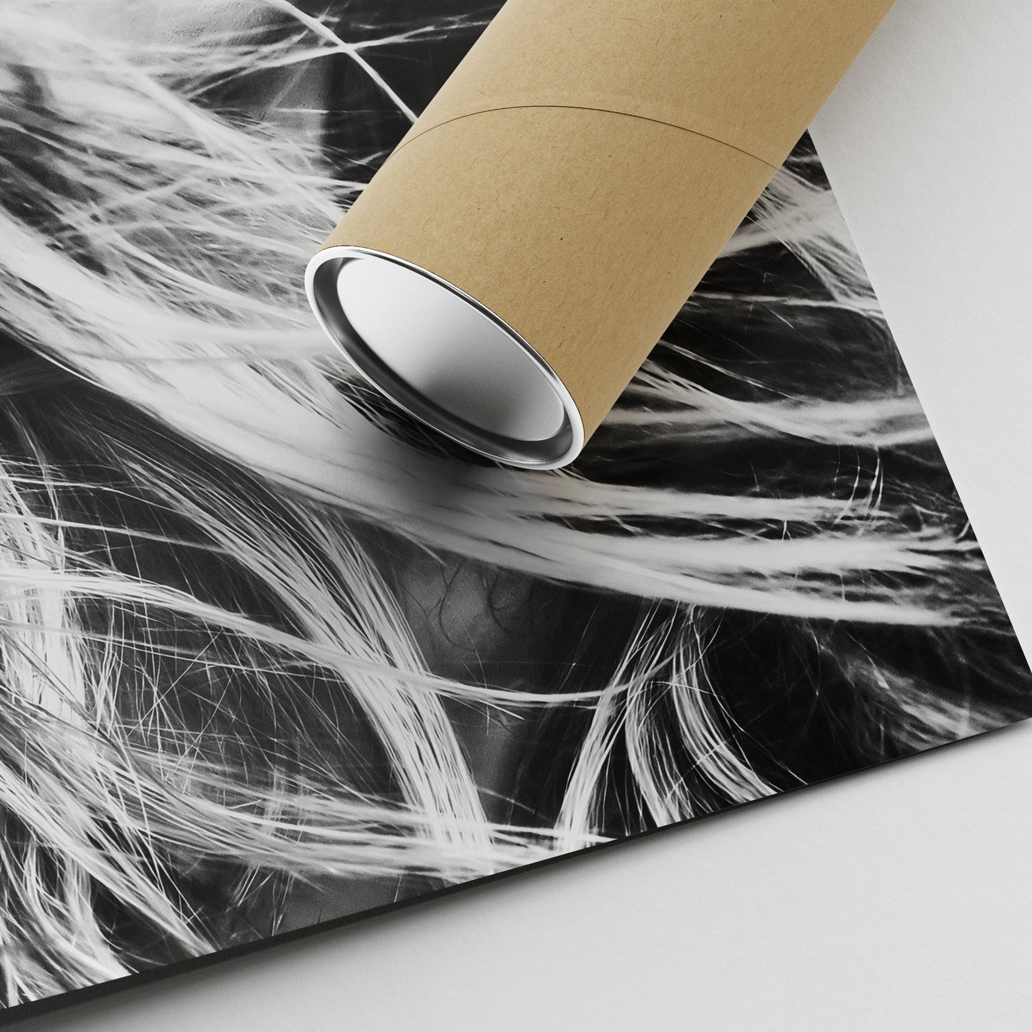 Kate Moss B&W Poster