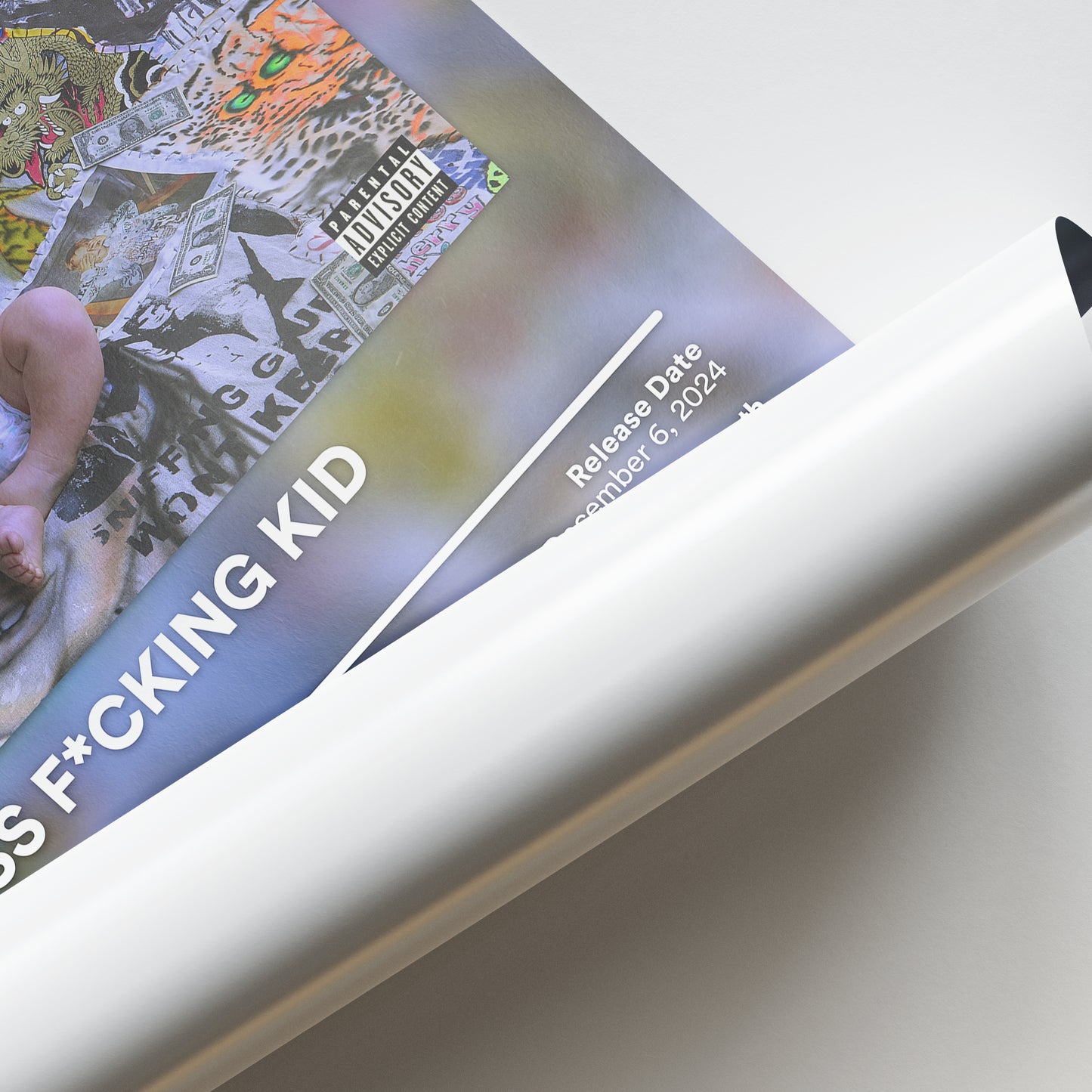 Nettspend BAD ASS FUCKING KID Album Poster