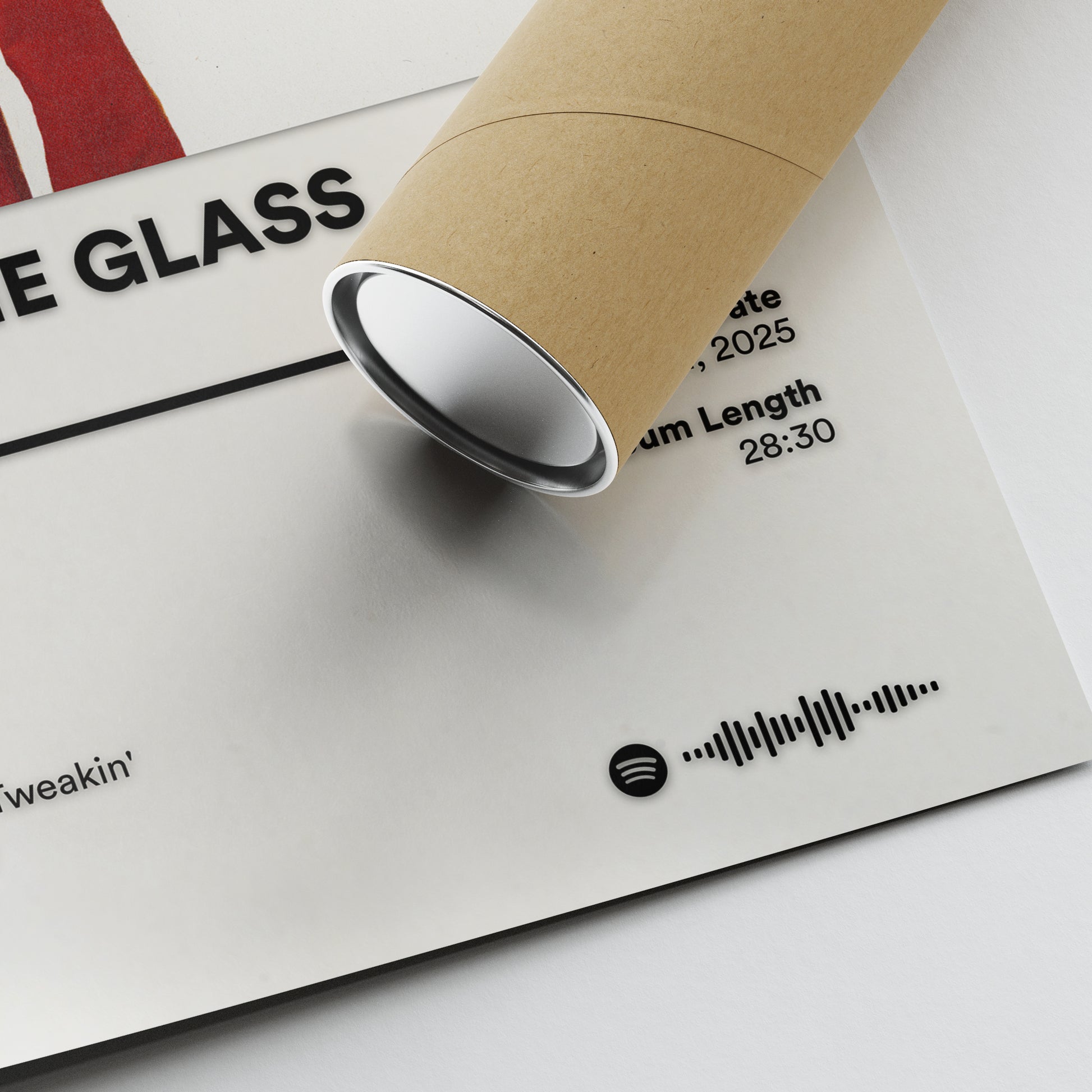 Custom Song Poster Personalised Music Wall Art