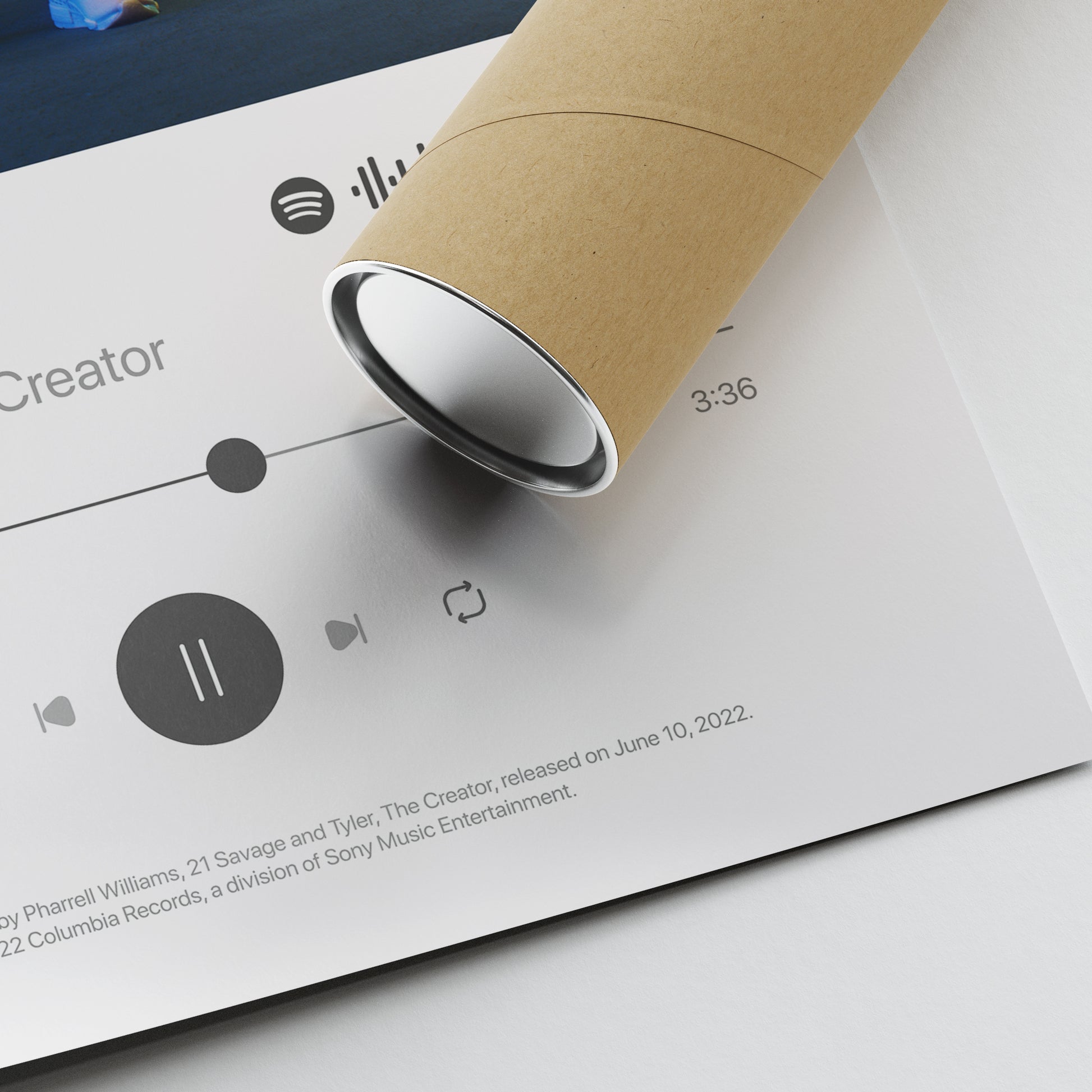 Custom Album Poster Create Your Own Music Art