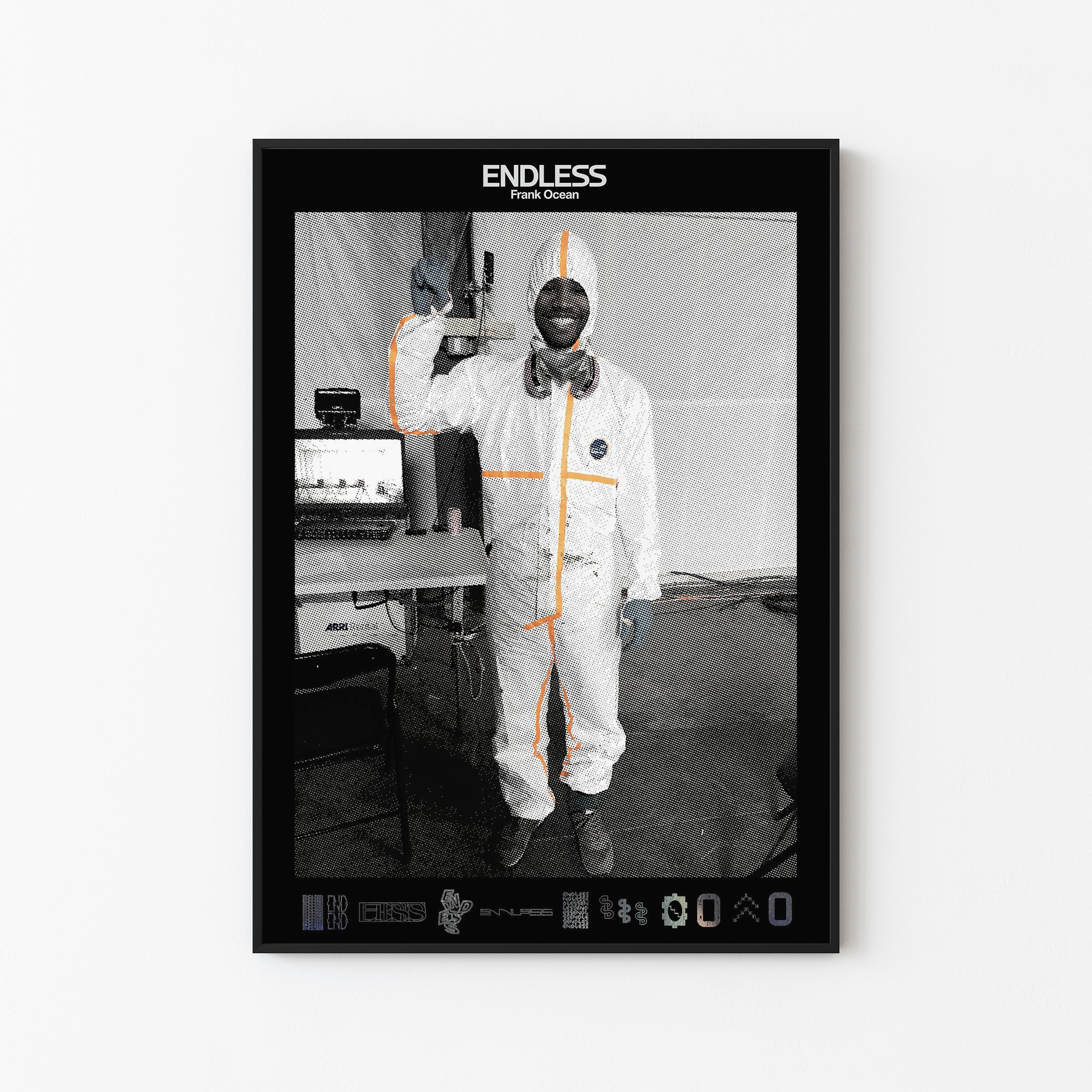 Frank Ocean Endless Poster – Radial Posters