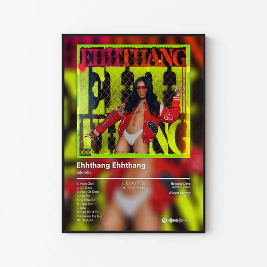 GloRilla Ehhthang Ehhthang Album Poster