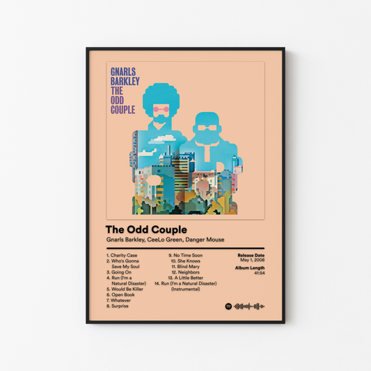 Gnarls Barkley CeeLo Green Danger Mouse The Odd Couple Poster